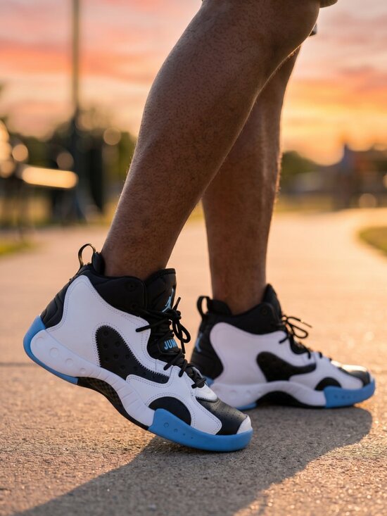 Jordan Other - Jordan Pro RX White Black University Blue Size 9 OG Box